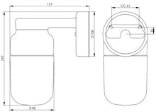 Lade das Bild in den Galerie-Viewer, Porzellanleuchte Ohm Wall 100/210