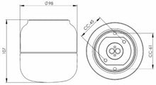 Lade das Bild in den Galerie-Viewer, Porzellanleuchte Ohm 100/110 LED
